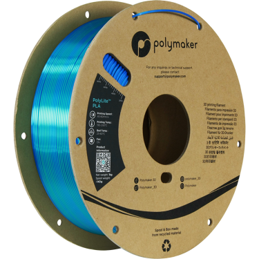 Polymaker PolyLite PLA Silk Dual Color - Caribbean - 1.75mm - 1kg